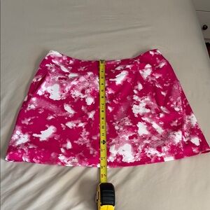 Annika Cutter & Buck Pink and White Women's Skort size M